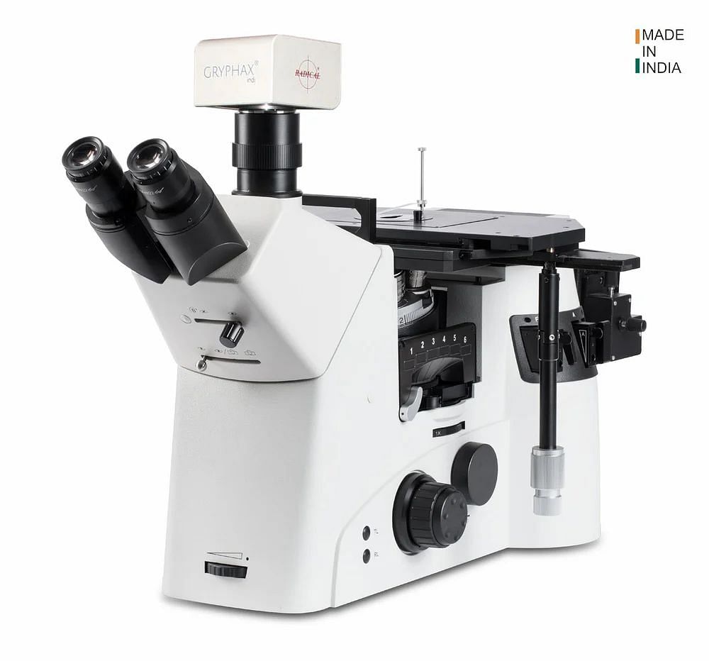 Olympus Inverted Metallurgical Microscope, For Laboratory, Magnification: 100x