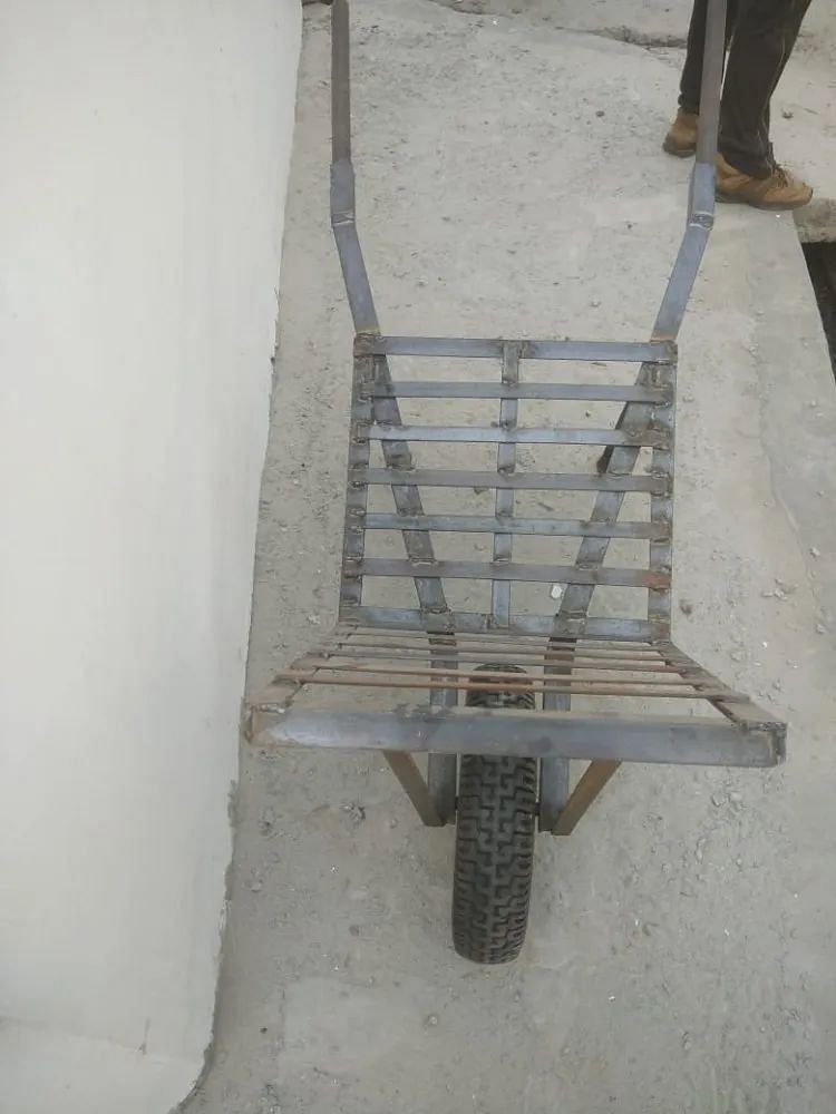 One Galvanized Steel Hand Trolley