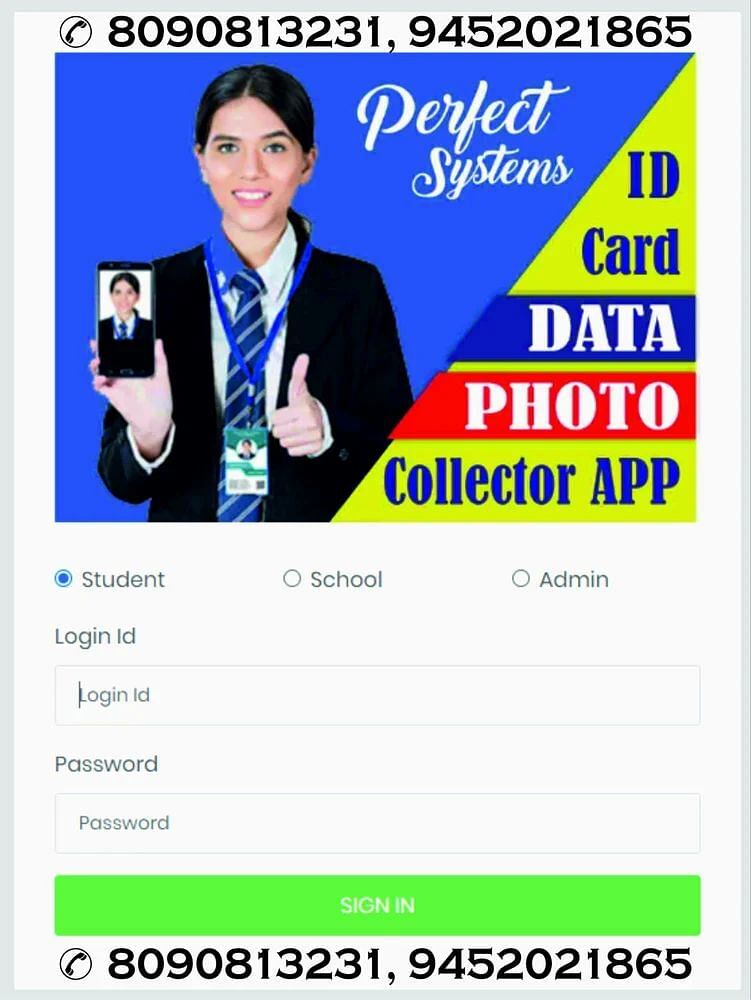 ONLINE SMART ID CARD MAKING EXCEL DATA & PHOTO COLLECTOR APP, Free demo available