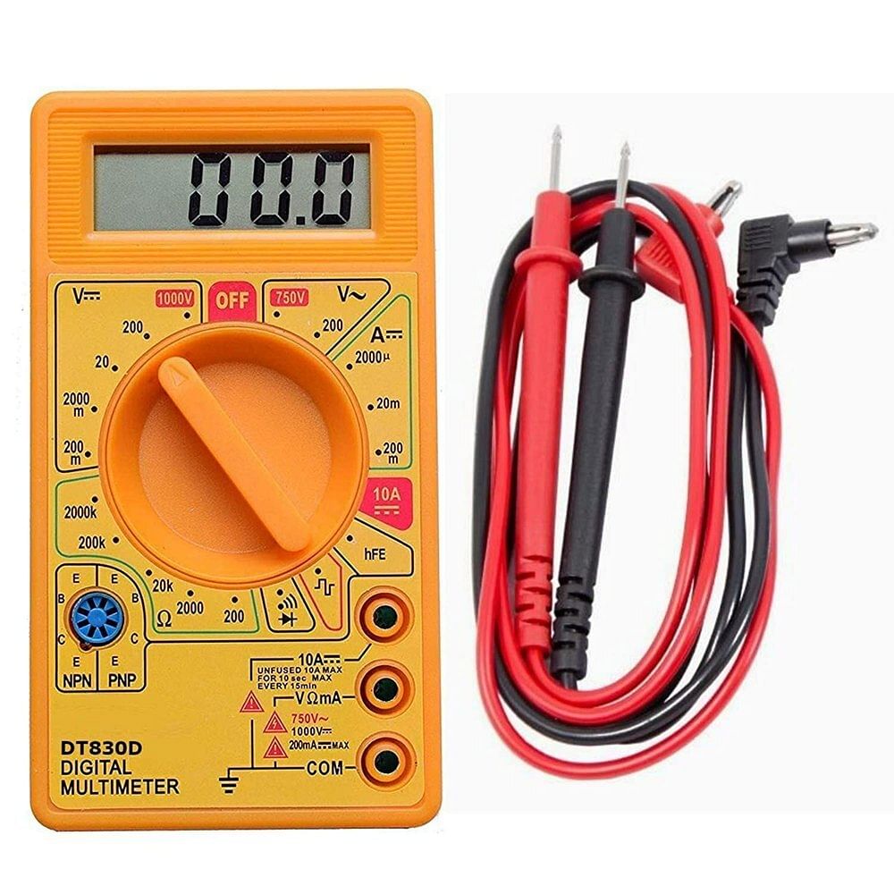 Optec Multimeter, Digital, Economical, Pocket Size, 3 Digit, Model Name/Number: CHEAA005