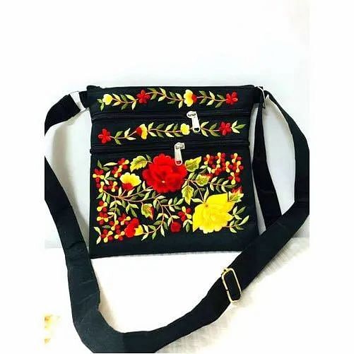 Optional Priyanka Enterprises Embroidered Sling Bag