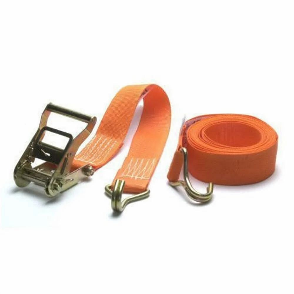 Orange Nylon Ratchet Lashing Belt, For holding