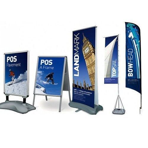 Outdoor Banner Stand