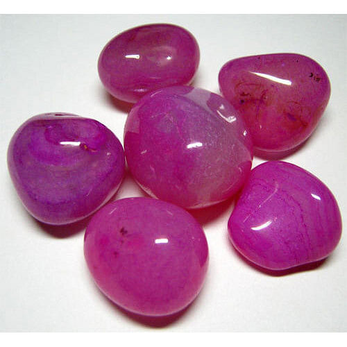 Oval Polished Pink Pebbles Stone, For Garden Decoration