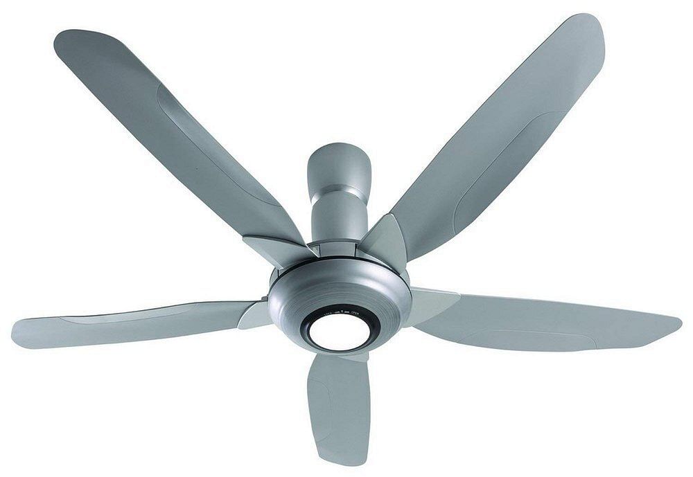 Panasonic F-60SVN with LED 1500mm Ceiling Fan (Titanium Silver), Warranty: 2 Year