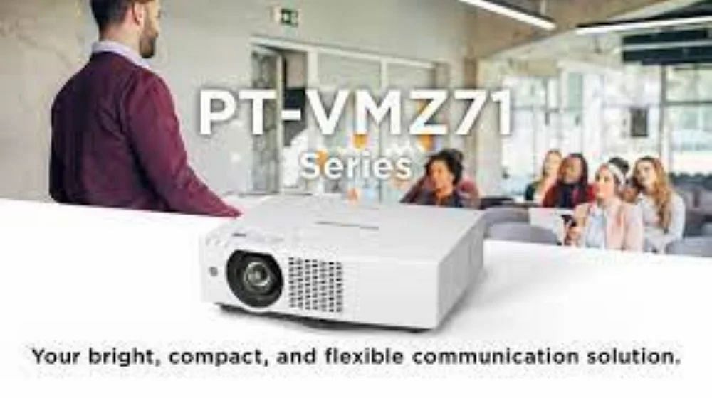 PANASONIC PT-VMZ71 Projector, LCD, Brightness: 4500