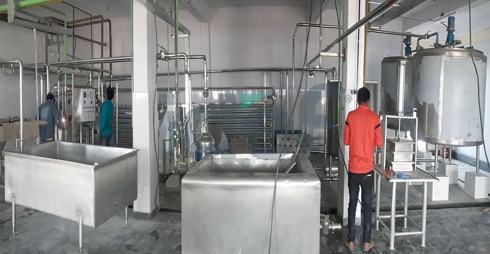 Paneer Processing Plant, Tank Capacity: 1000 Litres