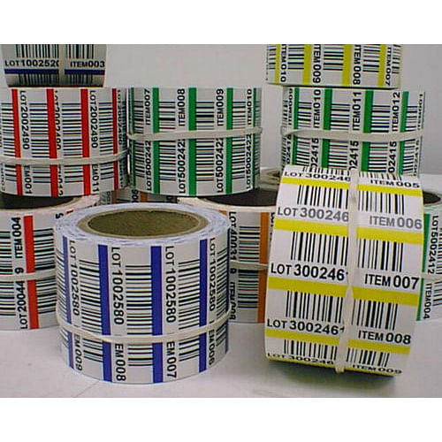 Paper Barcode Printing Service, Thickness: 0.25-2 Mm