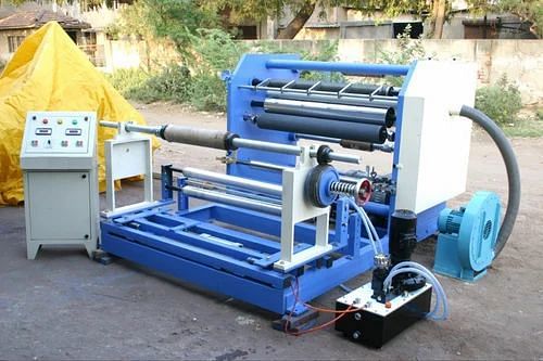 Paper, Foil, Film, Fabric, LD, PP etc. Shaft Winder Slitting Winding Machine, For Industrial