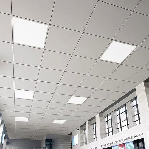 Parul Enterprises Aluminum Square Edge White Aluminium False Ceiling, 5 mm, 800 X 800 Mm