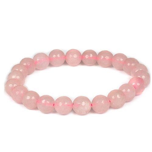 Peach Color Rose Quartz Bracelet