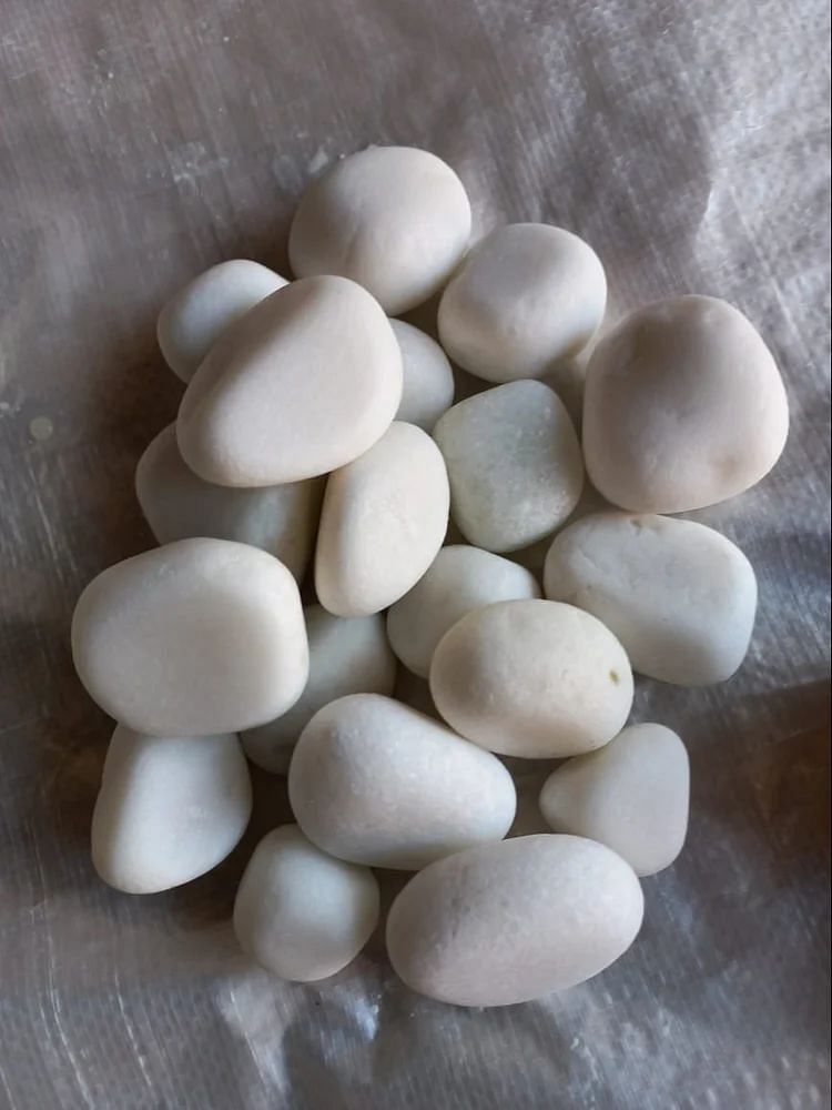 Pebble Stone Round White Pebbles, For Landscaping