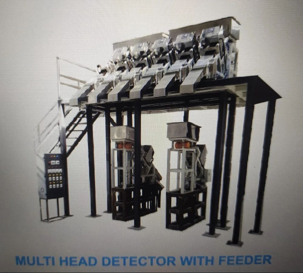 Pet Flakes Multi Head Metal Detector Machine