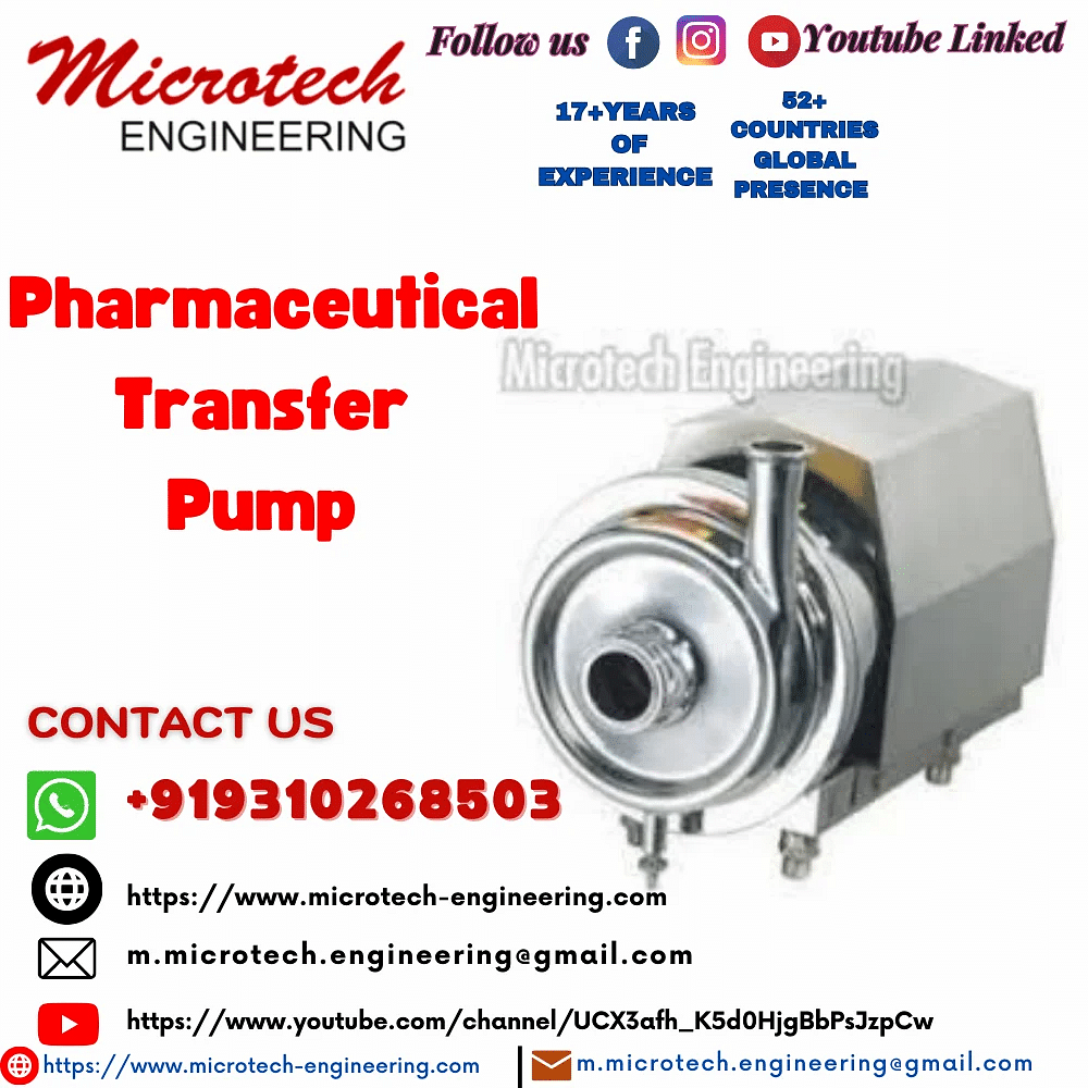 Pharmaceutical Transfer Pump