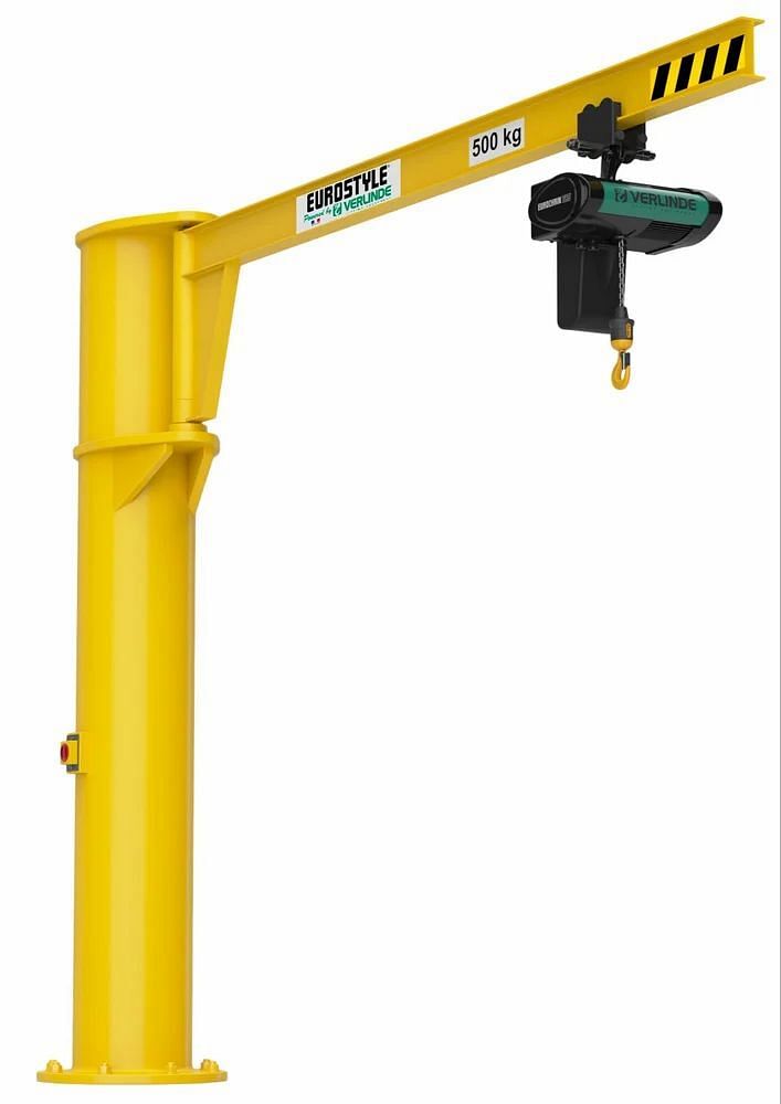 Pillar Mounted Jib Crane, Jib Length: 4 Mtr., Maximum Lifting Capacity: 0-5 ton