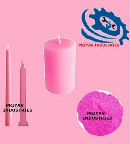 Pink Color For Fancy Candle