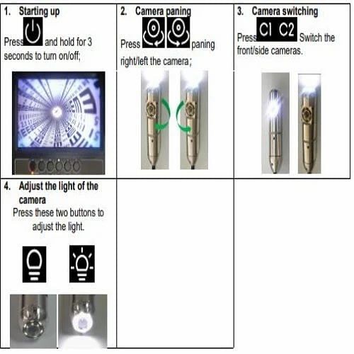 Pipe inspection camera PRO-B0-360A0