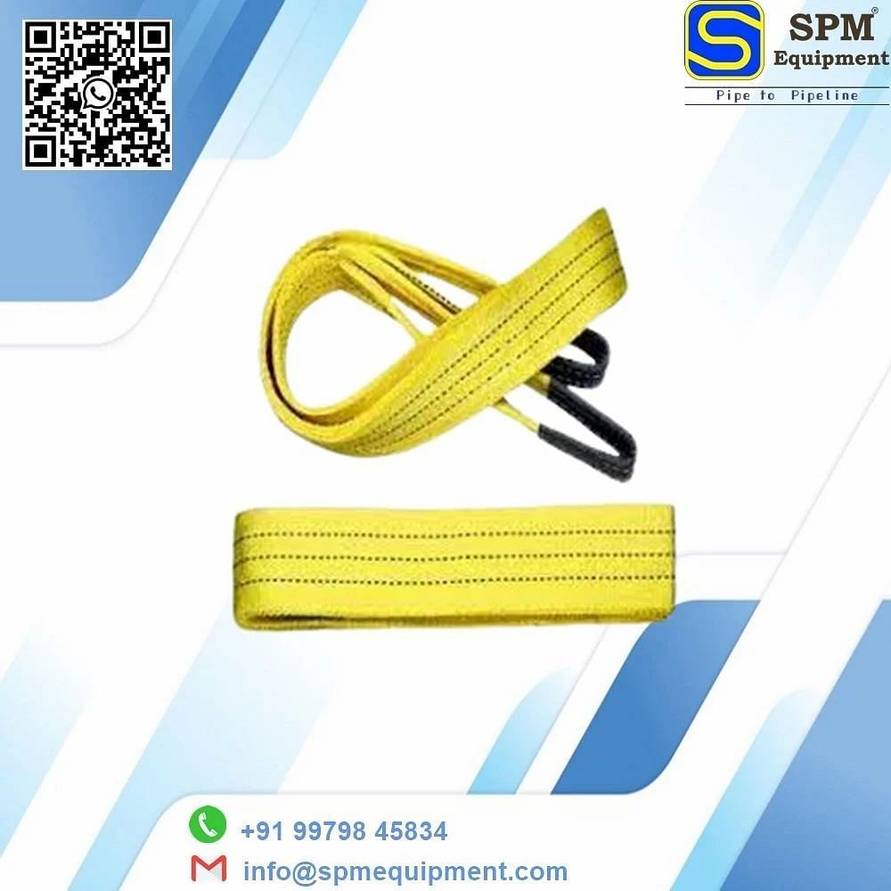 Pipe Lifting Belt Polyester Webbing Slings