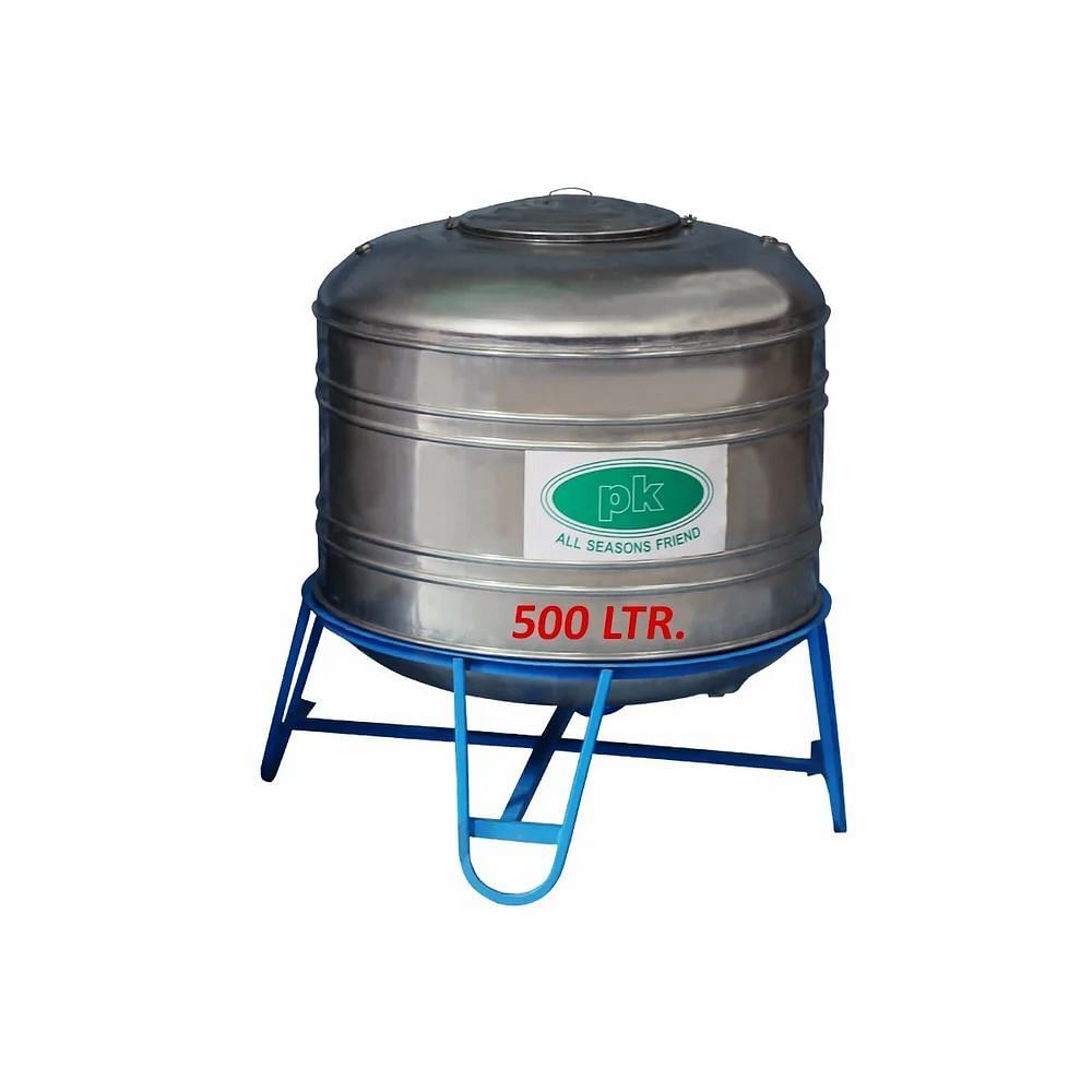 PK Stainless Steel Water Tank 500 Ltr (SS 304 / SS 316), Less than 1000 L