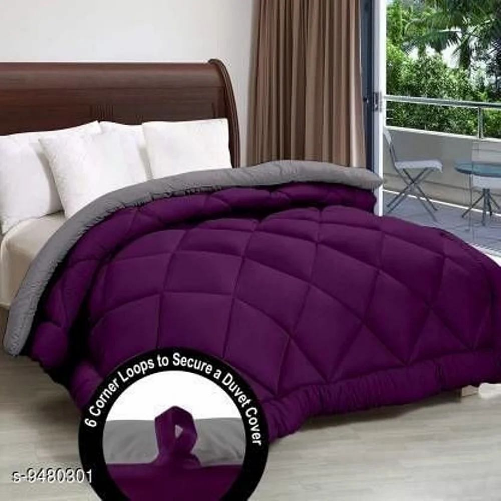 Plain 200GSM MICRO REVERSIBLE COMFORTERS/MULTIPURPOSE QUILTS, Capacity: 500