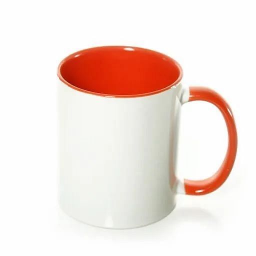 Plain Ceramic Sublimation Inner Color Mug SICM111, For Gifting, Size/Dimension: 8 - 15 Oz