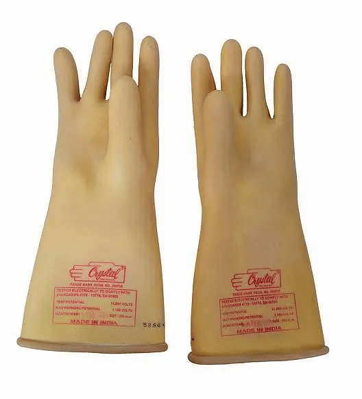 Plain Electrical Hand Gloves