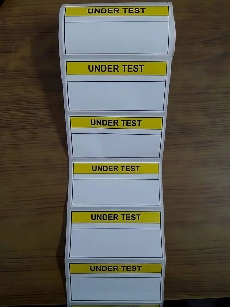 Plain, Printed Undertest Label