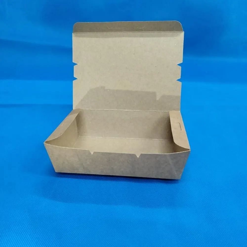 Plain Snacks Regular Size Paper Box, For Food, Capacity: 1 kg