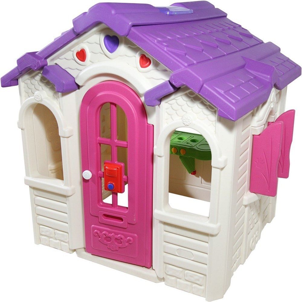 Plastic 144 Cm Chocolate Play House