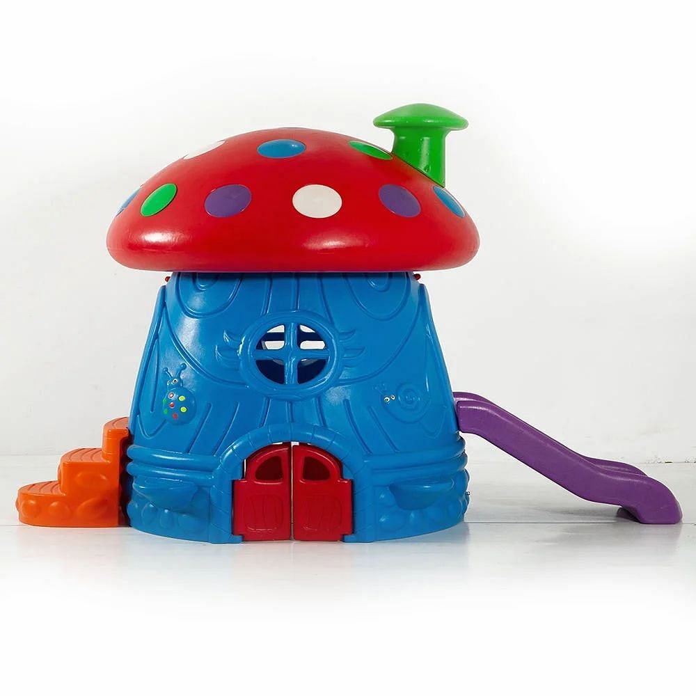 Plastic 208 cm Mushroom play house, Size: L280xw158xh208 cm