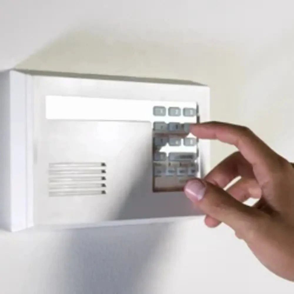 Plastic Electric Intruder Alarm System, For Commercial, 10 Meter