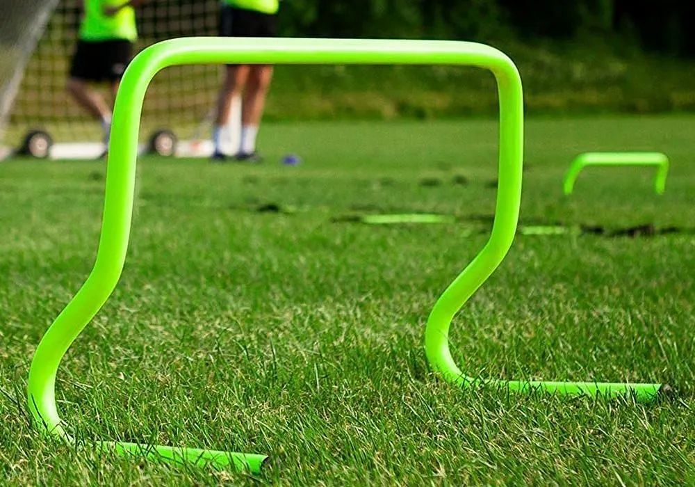 Plastic Florescent Yellow Green Agility Speed Hurdle, For Sports