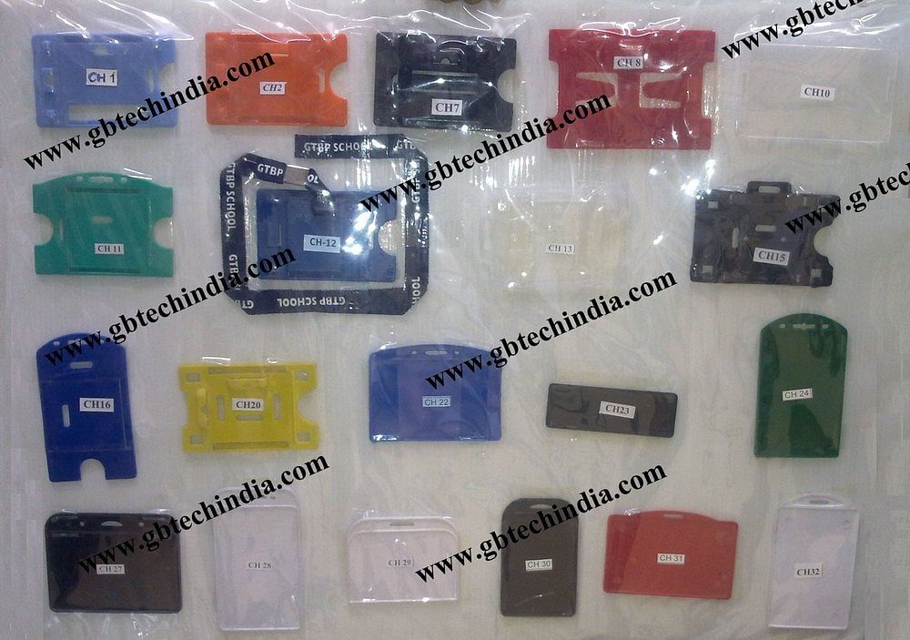 Plastic ID card holder, Packaging Type: Box