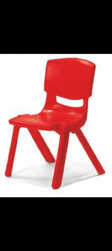 Plastic Kids Chair, Without Armrest