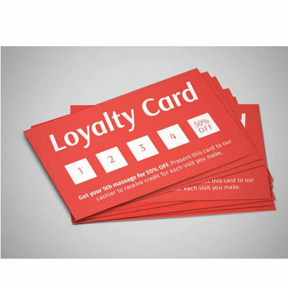 Plastic Loyalty Cards, Shape: Rectangular