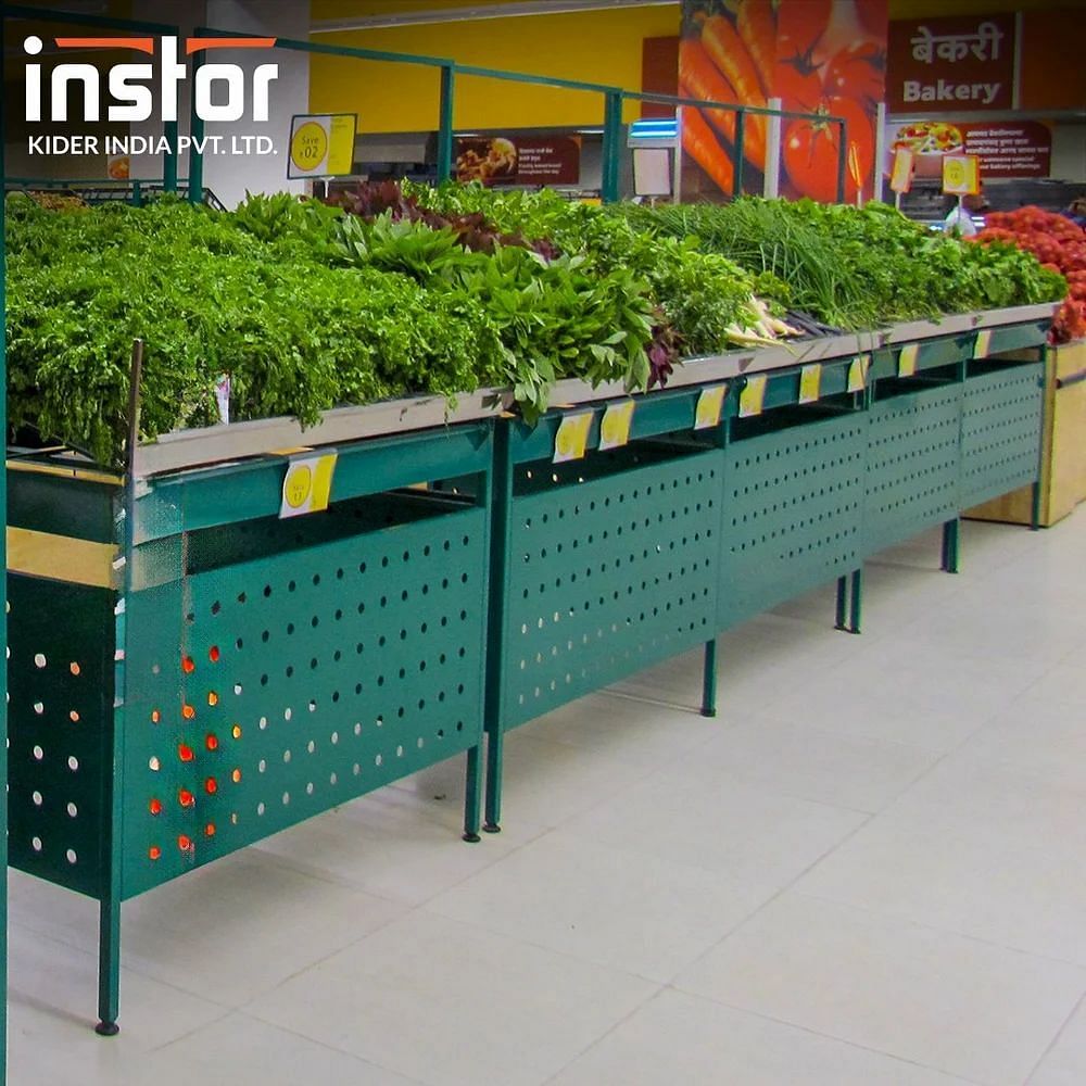 Plastic Modular Fruits & Vegetable Racks, For Supermarkets and Hypermarkets