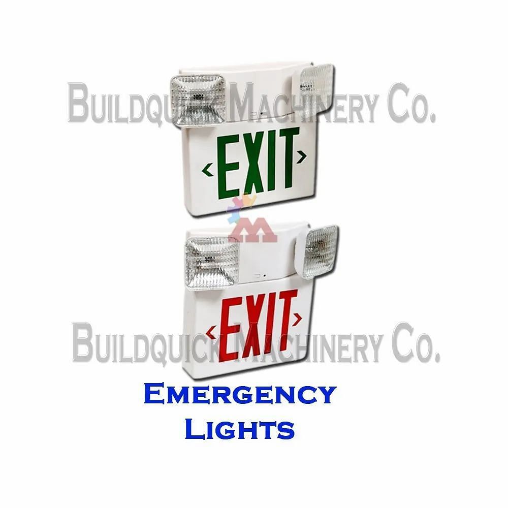 Plastic White Emergency Lights, E40, 9 W