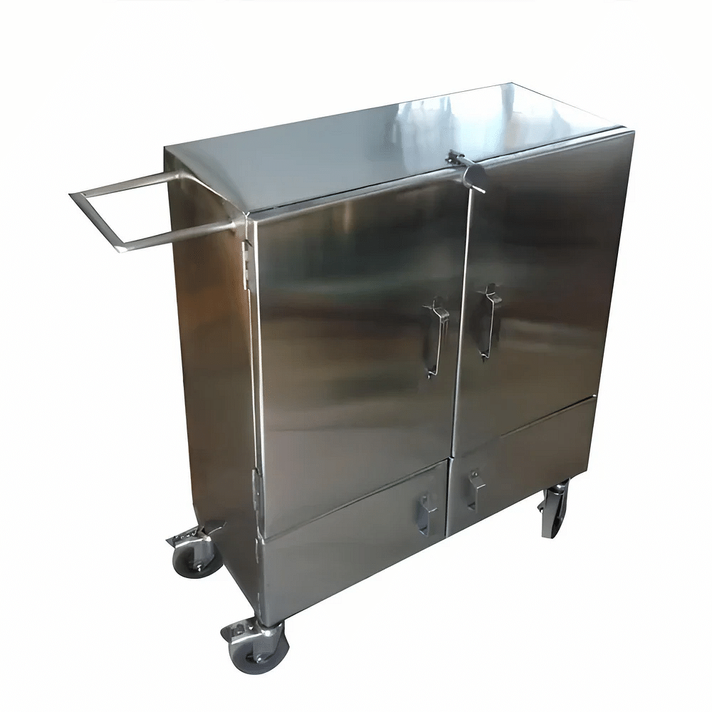 Platform Stainless Steel Silver Commercial Food Trolley, Size/Dimension: 5x1x3 Feet, Load Capacity: 15 kg