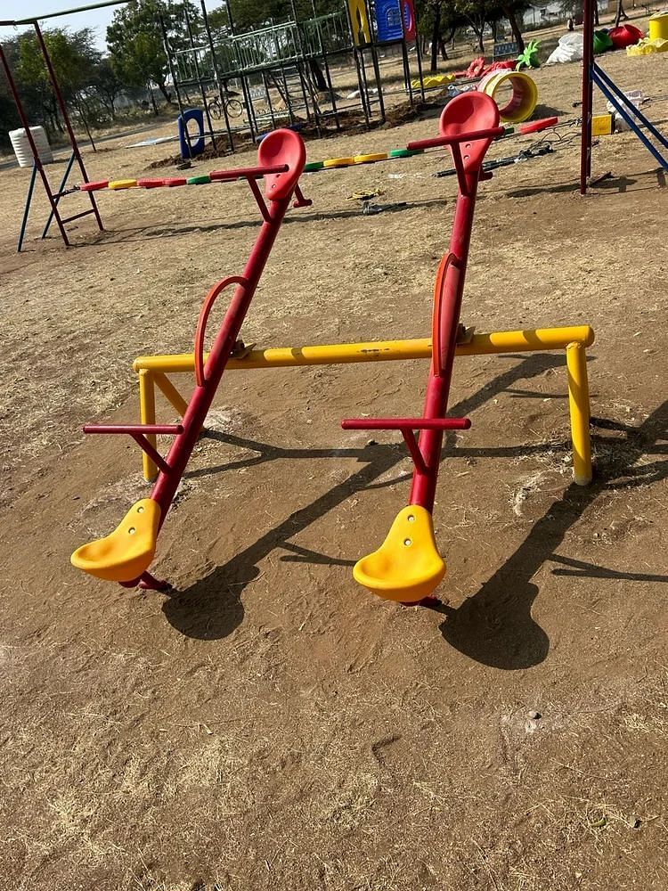 Playground Double Seesaw