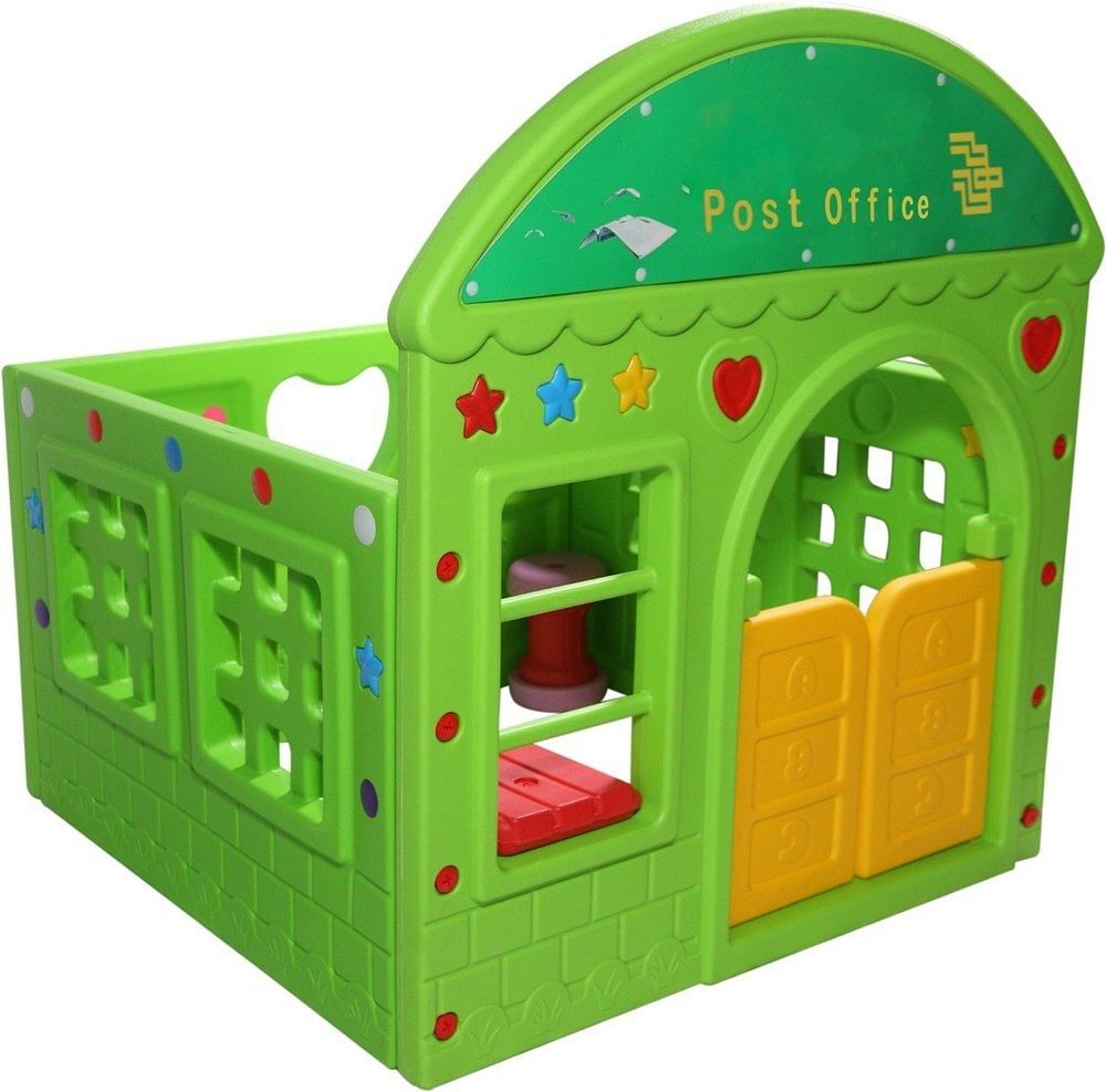 Playground Equipment Plastic Post Office Playhouse