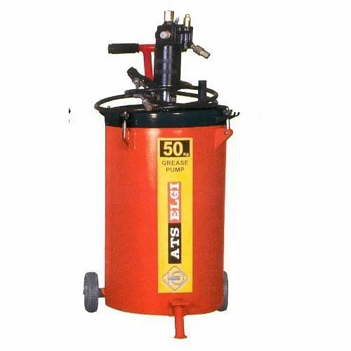 Pneumatic Lubricating Grease Pump, Capacity: 50 Kg, Max Flow Rate: 10 Gm/Stroke