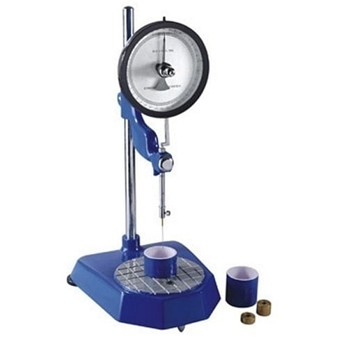 Polished Blue Penetrometer With Standard Needles, For Laboratory, Automation Grade: Manual