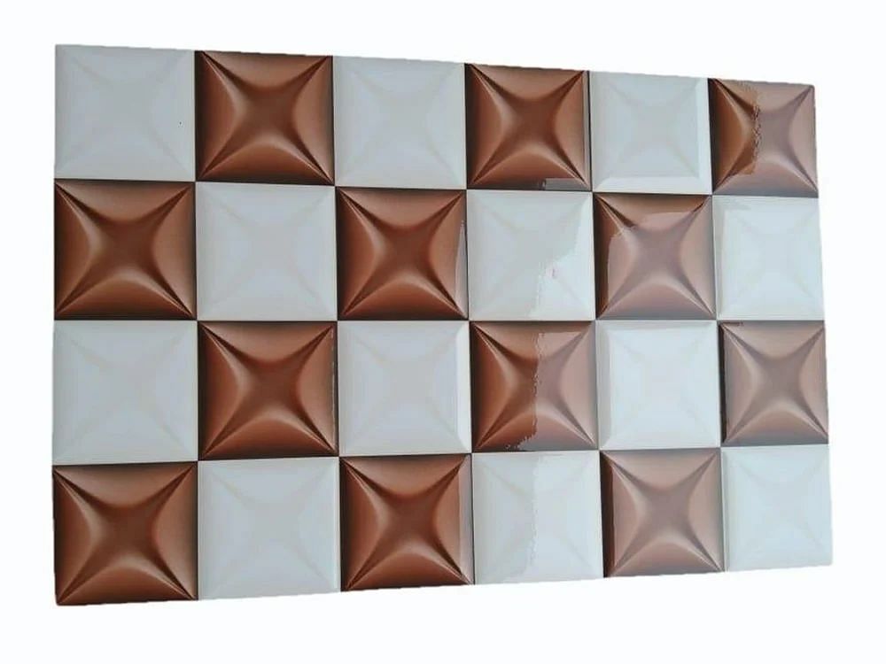 Polished Cheque Ceramic Wall Tile, Size: 1x1.5 Feet(300x450 mm)