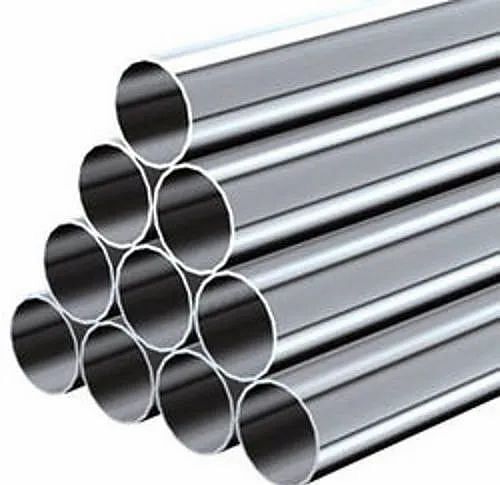 Polished Jindal 202 Stainless Steel Round Pipe, Size: 3 inch