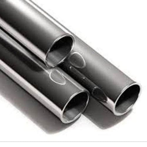 Polished Seamless Stainless Steel Pipe, Shape: Round