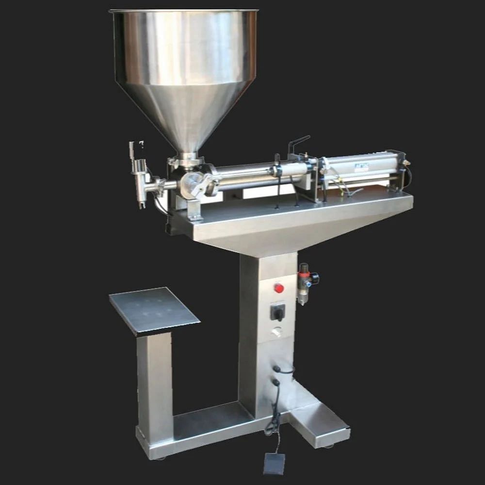 Polished Stainless Steel Paste Filling Machine, 1 HP, Capacity: 2000 Piece/Hr