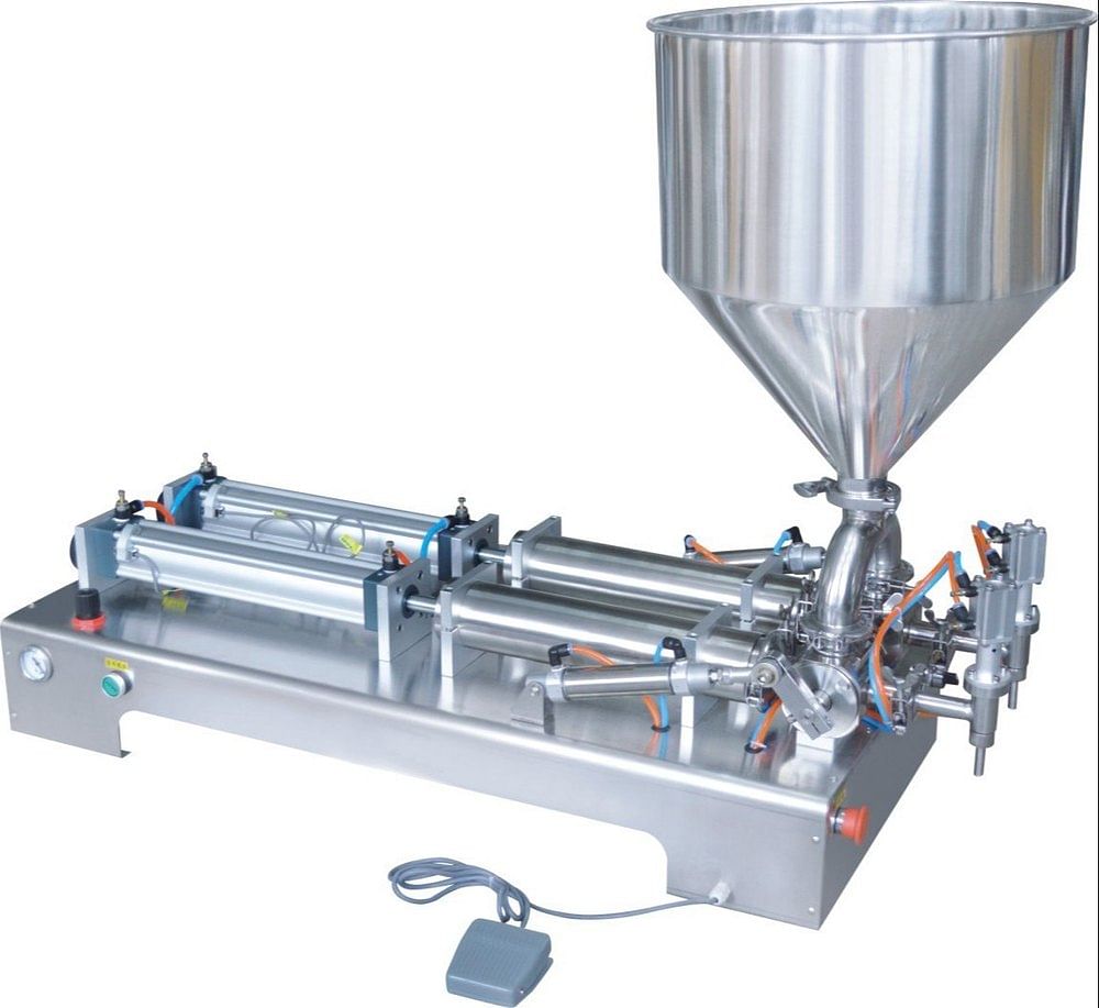 Polished Stainless Steel Paste Filling Machine, 1 kW, Capacity: 20ml/sec