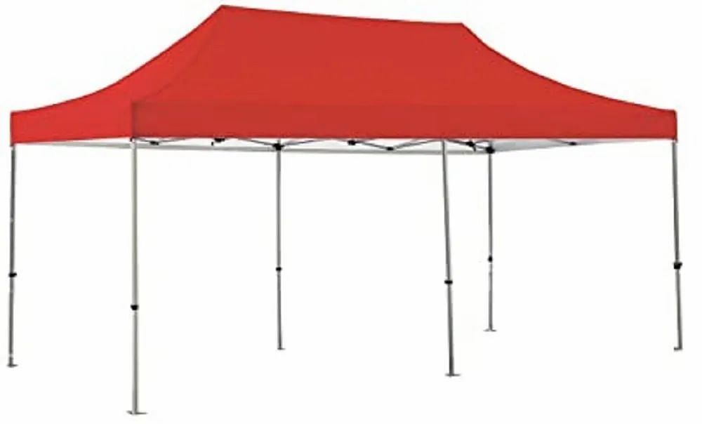 Polyester Red Promotional Gazebo, 10x20 Feet