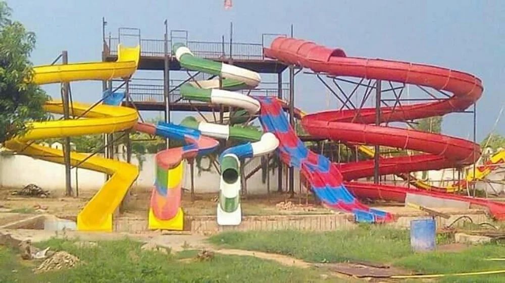 Pool Water Park Slide