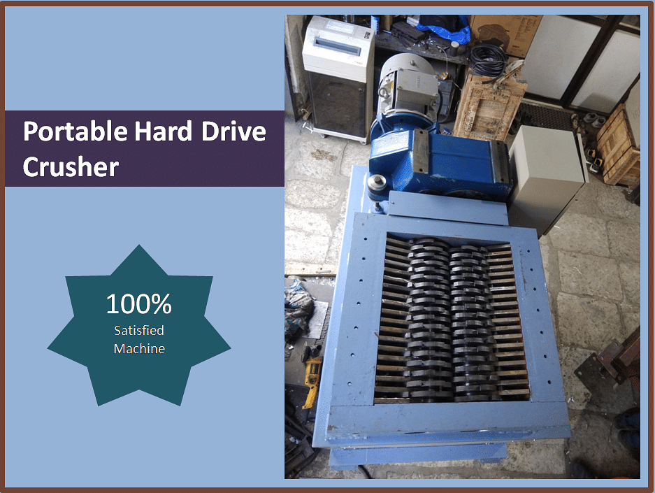 Portable Hard Drive Crusher / Shredder